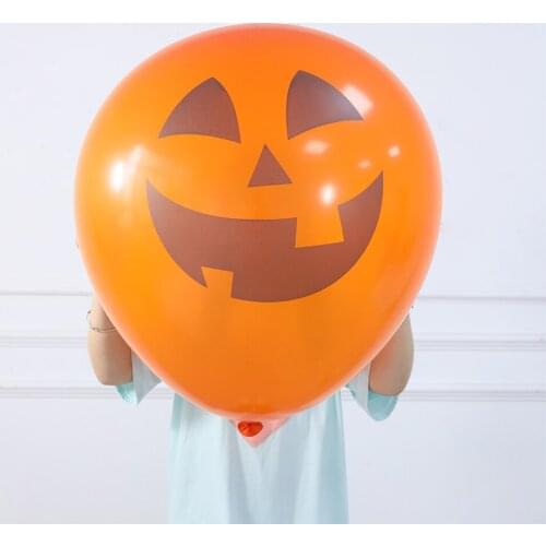 1Pc Huge 36inch Orange Pumpkin Latex Balloons Giant Size Helium Globos Jack-o-Lantern Halloween Party Decors Home Decorations