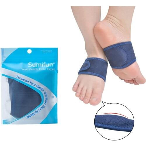 2Pcs Flat Orthotic Plantar Fasciitis Arch Support Gel Cushions Pad Heel Wrap Care Insoles Flat Foot Correction