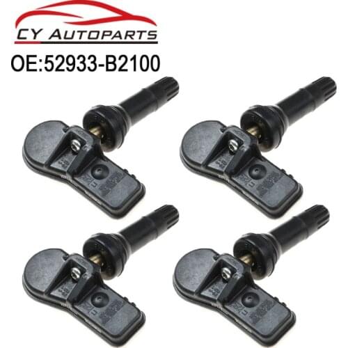 4PCS New Car Tire Pressure Monitor Sensor TPMS For Hyundai i10 For Kia Picanto Soul 2013-2018 52933-B2100 52933B2100 433MHz
