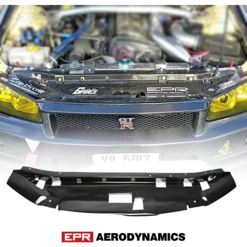 Car-styling FRP Fiber Glass Garage Defend Style Cooling Slam Panel Fit For Nissan Skyline R34 GTR