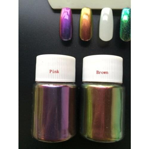 Shinning Mirror Nail Glitter Powder Gorgeous Nail Art Chrome Pigment Powder 1g