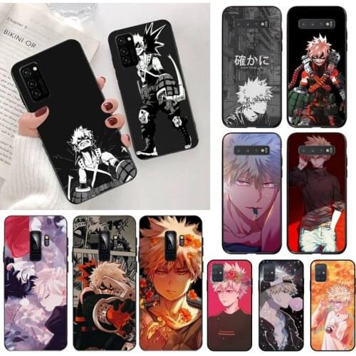 Boku no Hero Academia Katsuki Bakugou Painted Phone Case for Samsung S20 plus Ultra S6 S7 edge S8 S9 plus S10 5G lite 2020
