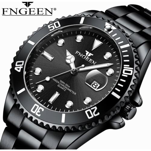 2019 Enlarge Calendar Fashion Mens Watches Top Brand Luxury Quartz Men Classic Style Luminous Waterproof Business WristWatch