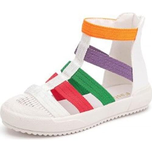 Shoes For Children Girls Sandals 2021 Summer Hollow Fashion Shoes обувь для моря Non-slip Comfortable and Soft Bottom Hot Sale