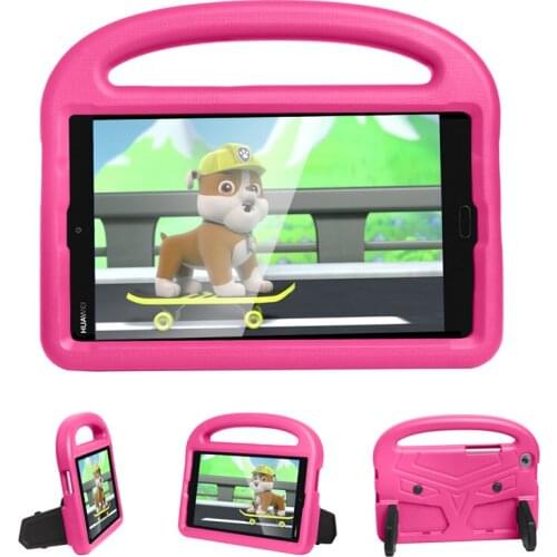 Kids Child Case for Huawei MatePad T8 8.0 2020 Shockproof Cover Hard EVA Tough Armor with Portable Handle Kickstand