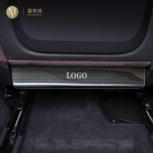 For BMW F25 F26 X3 X4 2011-2017 Car Interior Refit seat anti kick plate child kick pad pedal Protective decorati Accessories