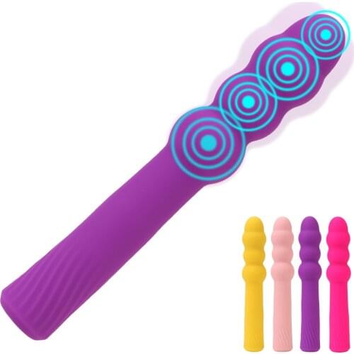 Dildo Vibrator Thread Massager G Spot 9 Speed Clitoris Stimulator Sex Toys for Women Man