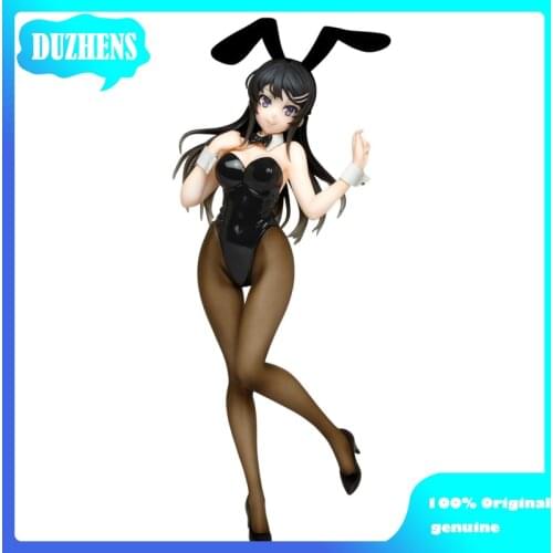 100% Original genuine Rascal Does Not Dream of Bunny Girl Senpai Sakurajima Mai 20cm Action Figure Anime Figure Model Doll Gift