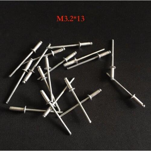 M3.2*13 10pcs Flat head pull nails/pull rivets/countersunk head pulling core rivets/decorating nails