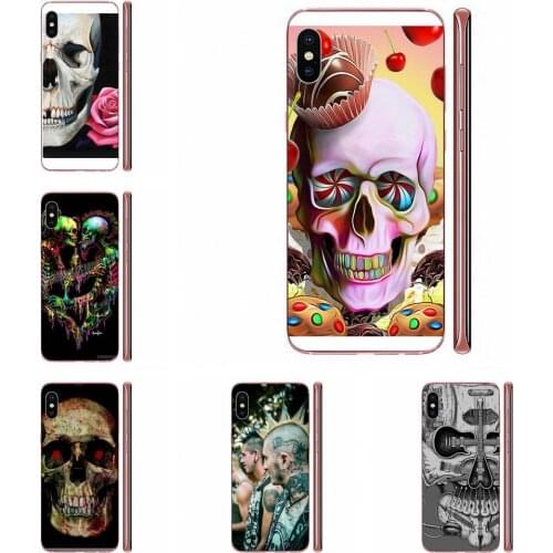 Punk Tattoo Skull Head Emboss Uv For HTC Desire 530 626 628 630 816 820 830 One A9 M7 M8 M9 M10 E9 U11 U12 Life Plus