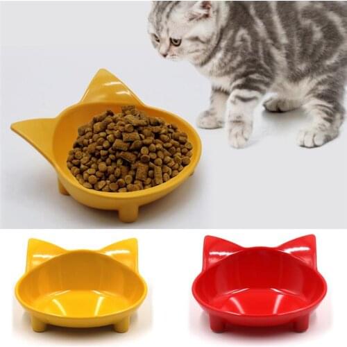 Pet Bowl Creative Cat Shape Non-slip Pet Food Bowl Pet Feeding Bowl for Cat Dog