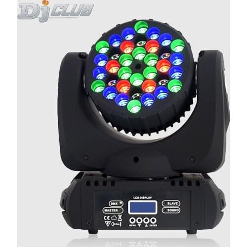 Lyre 36X3W Rgbw Led Beam Dmx Stage Moving Head Lights For Dj