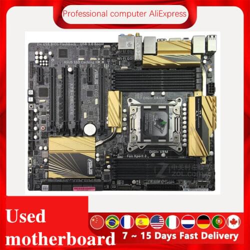 For ASUS X79-DELUXE Original Used Desktop X79 X79M 2011 Socket LGA 2011 Core i7 LGA2011 DDR3 Motherboard