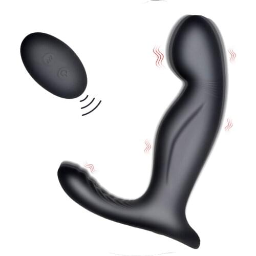 Powerful Anal Vibrator Male Vibrating Prostate Massager Rechargeable Remote Control Butt Plug Sex Toys for Men, Women & Couples