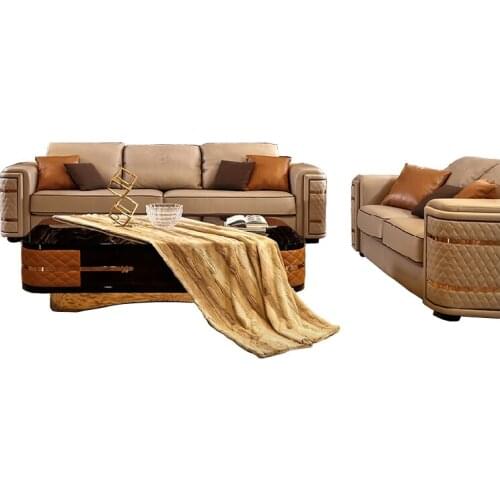 Living room Sofa set диван мебель кровать muebles de sala creative modern luxury real genuine leather sofa cama puff asiento sal
