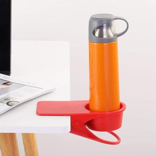 Desktop Drinking Cup Holder Durable Multifunctional Table and Desk Side Clamps Can Be Placed Drinking Cups, Saving Desktop Space