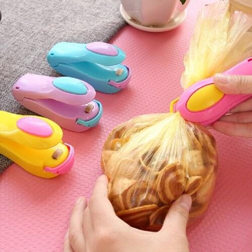 Kitchen Accessories Portable Bag Clips Handheld Mini Electric Heat Sealing Machine Impulse Sealer Seal Cooking Bag Kitchen Tools