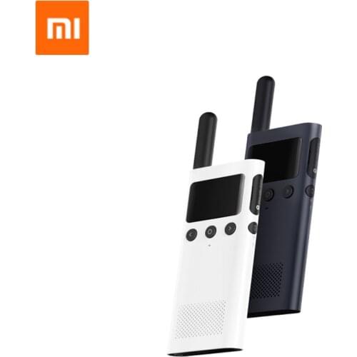 Xiaomi Mijia Walkie Talkie 1S 20 Channels 430-440MHz Two Way Radio Smart Bluetooth Interphone USB Charge APP Location Share