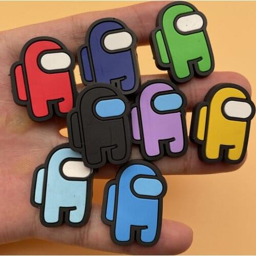 Single Sale 1Pcs Anime Style Cartoon Character PVC Slipper Accessories Charms For Croc JIBZ Kids X-Mas Gift 11P-6L-3