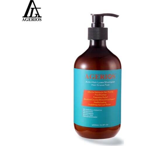 AGeriso Free Shipping Against Hair Loss Care Complex High Quality Hair-loss Prevention Hair Thickening Shampoo For Hair Growth