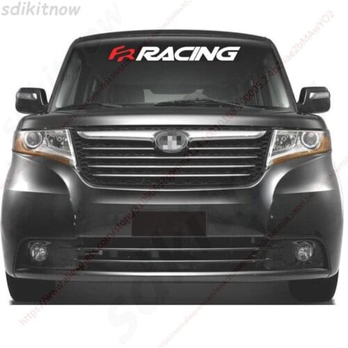 Fashion Car Front Rear Windshield Sticker Spain FR Racing Sports Decal Styling Decoration For Seat Leon Cupra Ibiza Altea Exeo