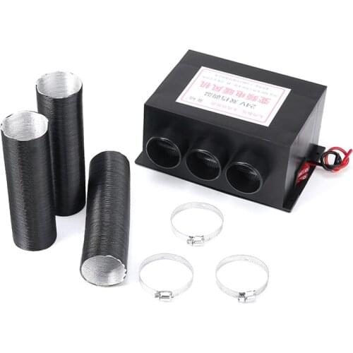 24V 800W Winter Car Heater Fan 3 Hole Windscreen Warm Heater Demister Defroster Efficient Auto Car Heating Fan