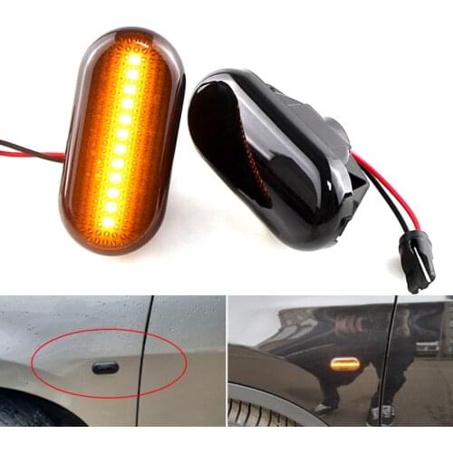 2X LED Error-free decoding Side Turn Signal Light Signal Lamp Blinker Light For Nissan Qashqai Navara Micra 350Z Note Pathfinder