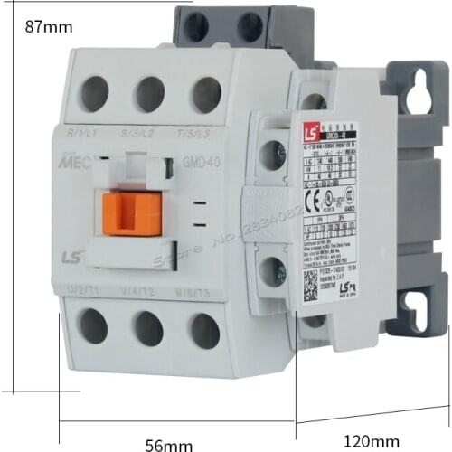 40A DC Magnetic Contactor Coil Voltage DC24V DC110V DC220V GMD-40 Electromagnetism Contactors LS ELECTRIC
