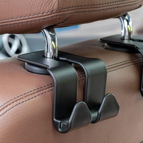 964B Portable Headrest Hook Fastener Clip Practical Tool Seat Back Phone Holder Excellent Present for Drivers