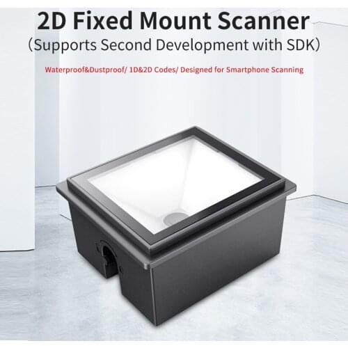 Aibecy Embedded 1D 2D QR Barcode Scanner Module CMOS Image Auto-scan Wired Fixed Mount Bar Code Reader Support Screen Scan