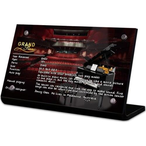 Acrylic Display Stand Brand For Ideas Grand Piano 21323 Toys Building Blocks