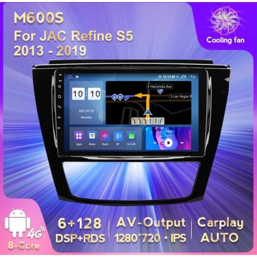 MEKEDE for JAC S5 GPS Navigation Autoradio Car Stereo Audio Recorder Android 11 6GB+128GB Carplay DSP Audio Radio HD 1280*720