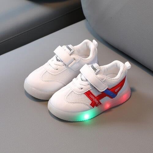 2021 Infant New Childrens Led Shoes Girl Lighted Sneakers Glowing Shoes for Kids Sneakers Boys Baby Sneakers with Luminous Sole