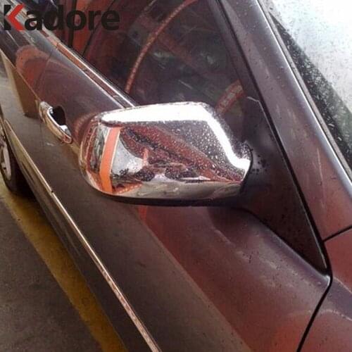 For MAZDA 2 Second generation 2007-2012 mazda 3 6 2003-2008 ABS Chrome Car Rearview mirror cover trim rear view Mirrors Cover