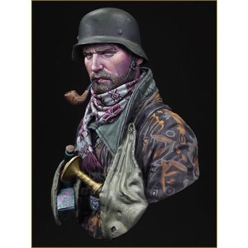 1/10 Uncolor General winter bust toy Resin Model Miniature resin figure Unassembly Unpainted