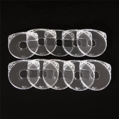 Mayitr 10pcs Original Replacement UMD Game Cases High Quality Crystal Clear Case Shell For Sony PSP 1000/2000/3000