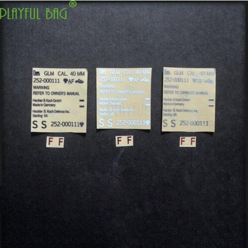 M320 Water bomb metal sticker Jinming 8 generation M4 under the water supply bullet SCAR new will 416 M4 g36 odd point L27