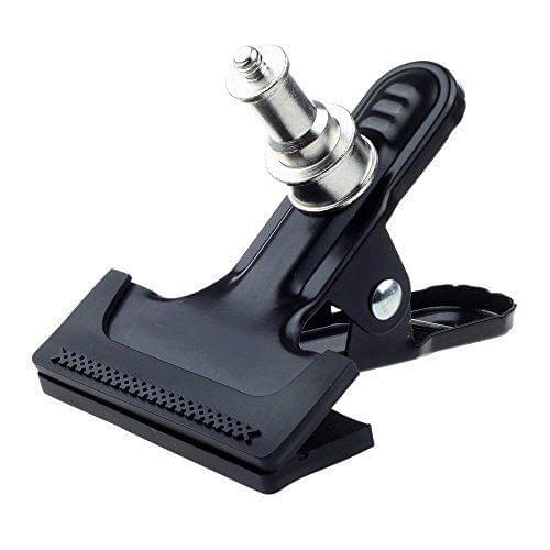 Metal Clip Clamp Mount with 1/4" Screw for Photo SLR Digital SLR Video Cameras