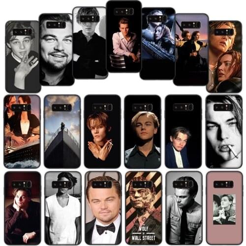 Leonardo DiCaprio Young Super Star Soft Cover Case for Samsung Galaxy Note 8 9 A01 A60 M10 M20 M30 M40 M30S S8 S9 Plus