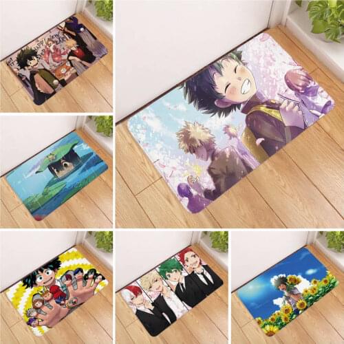 NEW My Hero Academia pad Mat Non-slip Carpet Model indoor games Prop toys Gift 60CM