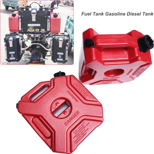 3L/5L Portable Jerry Can Gas Fuel Tank Plastic Petrol Car Gokart Spare Container Gasoline Petrol Tanks Canister ATV Motorcycle