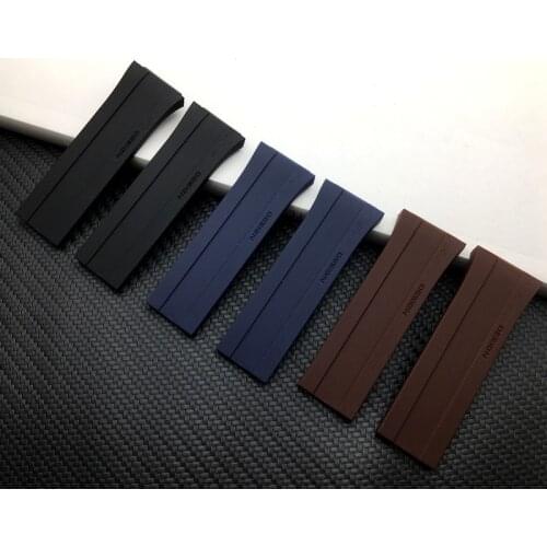 26mm Brand quality Black blue brown watchband Watch band accessories for Porsche strap P6780 free tools 22mm buckle