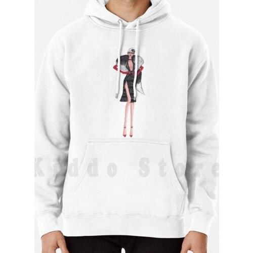 Cruella De Vil hoodie long sleeve Cruella De Vil Cruella De Vil 101 Dalmatians 101 Dalmatians 102 102 Dalmatians