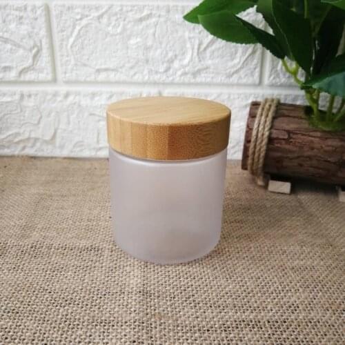 100PCS/LOT-250G Cream Jar,Empty Cosmetic Container,PET Plastic Cream Containers,Frosted Clear Cans With Screw Cap Sub-Bottling