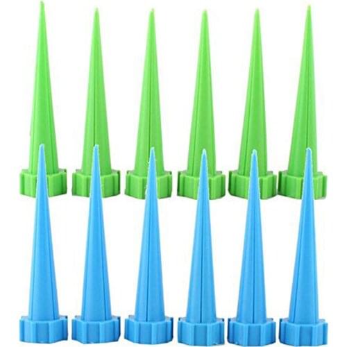 12PCS Automatic Garden Watering Spike Plant Flower Waterers Bottle Irrigation System Watering Cones Cleaning Garden Tools