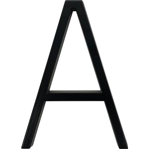 127mm Floating Modern House Number Satin Brass Door Home Address Numbers for House Digital Outdoor Sign Plates 5 Inch. #0-9