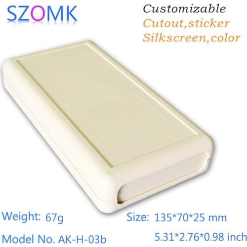 3x AA battery holder plastic enclosure for electronics handheld junction housing (1 pcs) 135*70*25mm diy enclosure control box