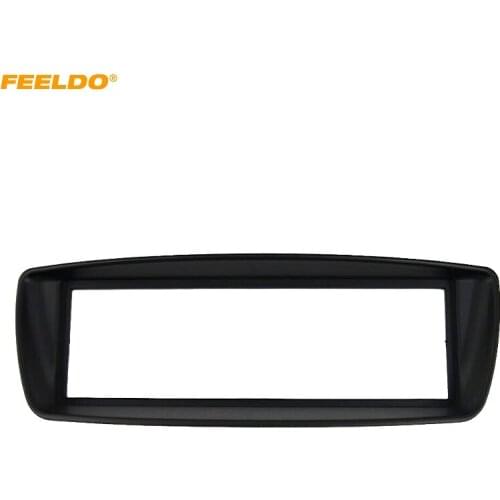 FEELDO Car 1Din CD Radio Panel Fascia Frame For Citroen C1 Toyota Aygo Peugeot 107 DVD Stereo Frame Dashboard Bezel Trim Kit