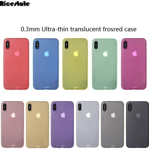 TPU Ultra-thin frosted Case For iPhone X XR XS MAX case For iphone 6 6s 7 8 Plus 11 Pro Max Matte Back Cover Protect Skin Case