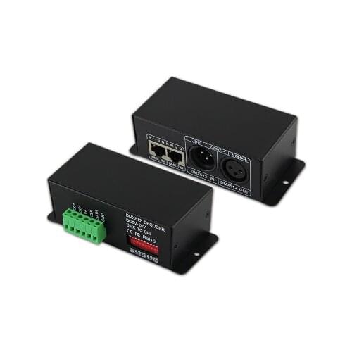 DC5V-DC24V addressable TM1809 led dmx512 decoder